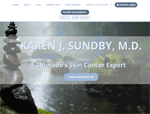 Tablet Screenshot of denverskincancer.com